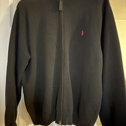 Men Polo 1/4 Zip Sweater  XL