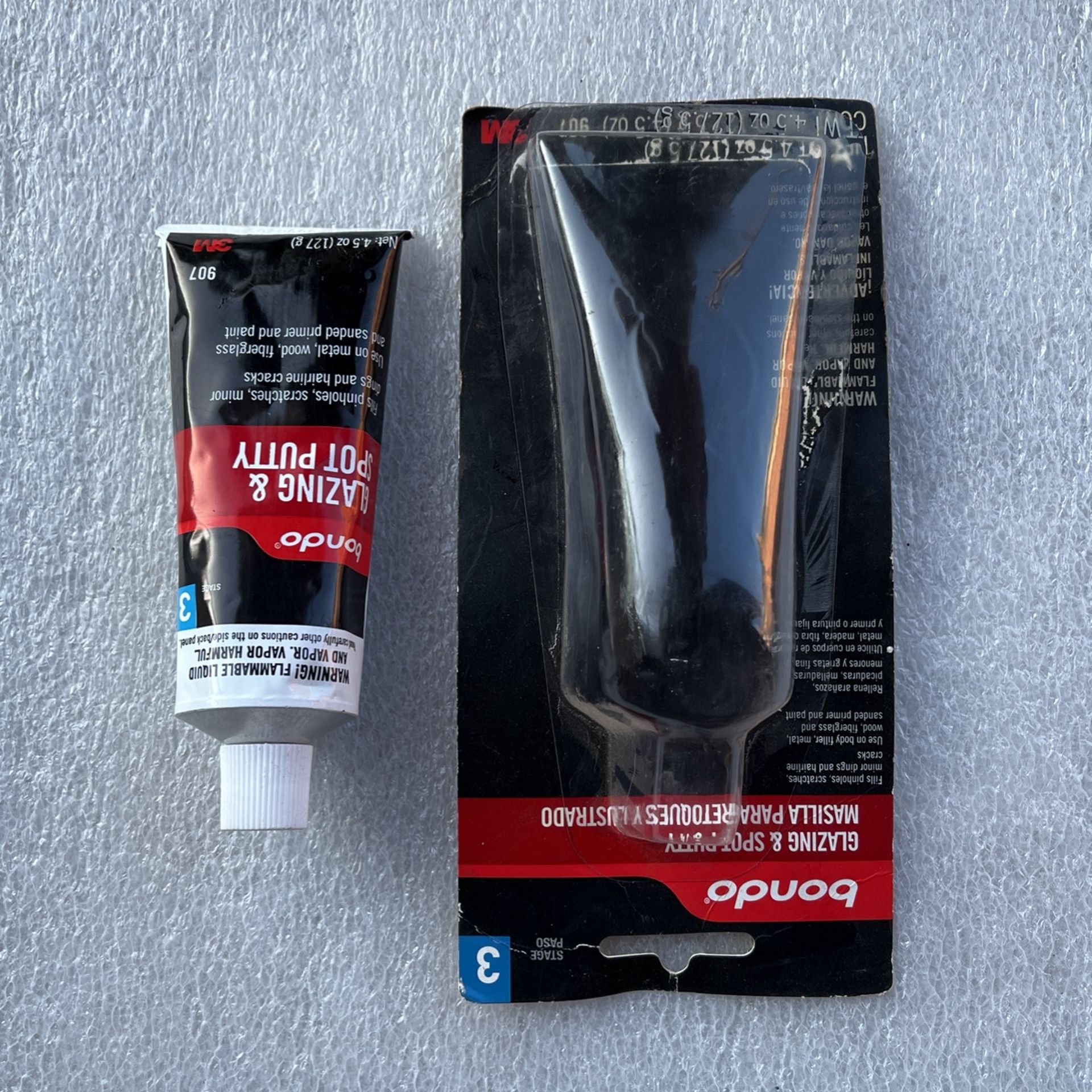 Unused Bondo Glazing And Spot Putty