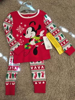 Disney baby Christmas Minnie Mouse pjs