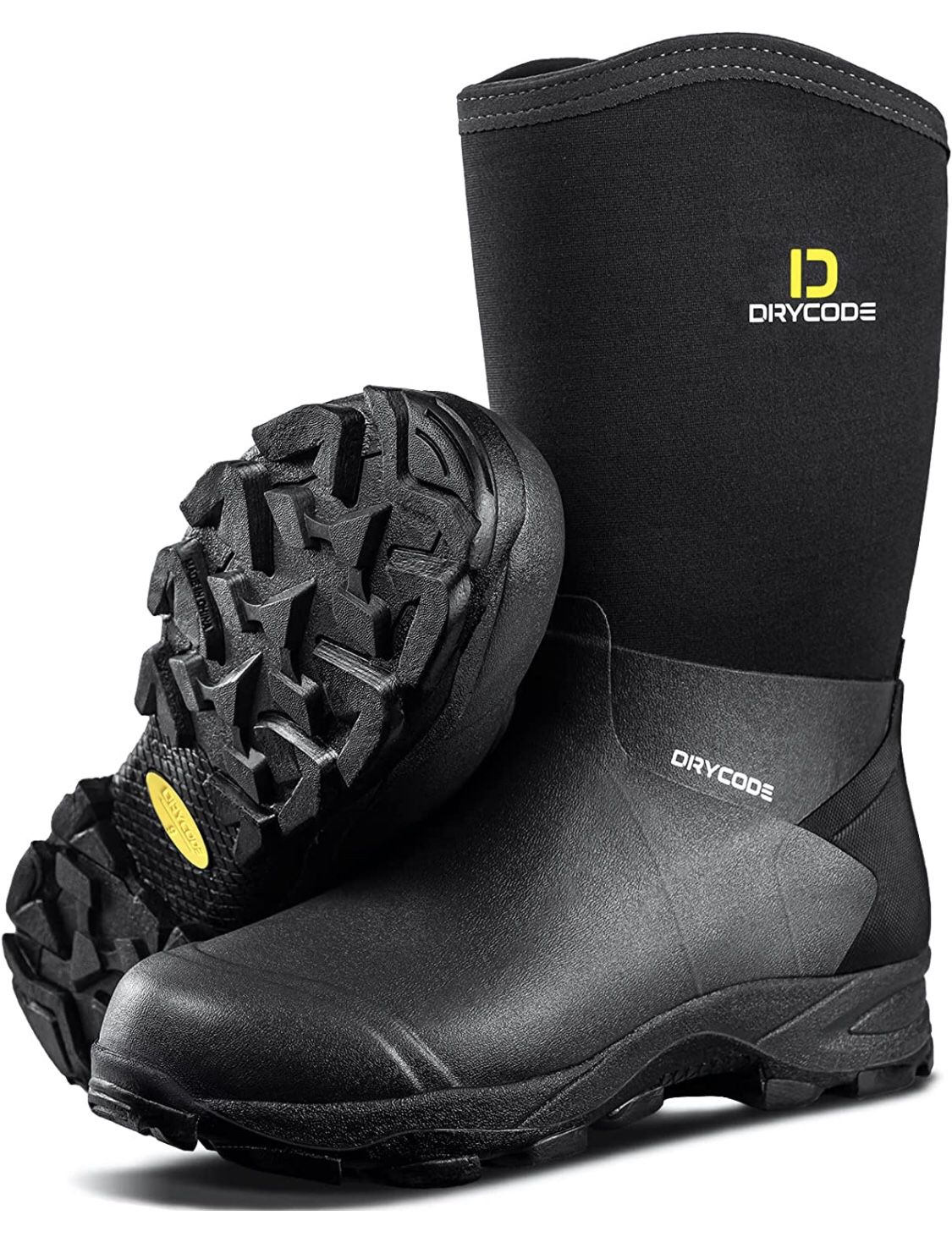 Men Size 9 Waterproof Rubber Boots 