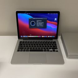 Apple 13” 2015 MacBook Pro Retina 2.90ghz Core i5 16gb RAM 512gb Flash HDMI Webcam WiFi Dusk Thunderbolt macOS Big Sur