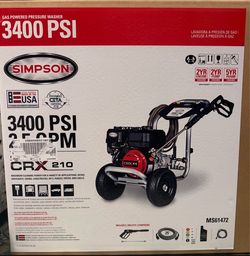 Simpson 3400 PSI Pressure Washer