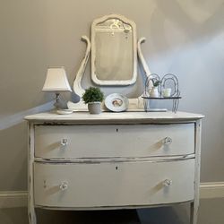 Antique Dresser & Mirror 