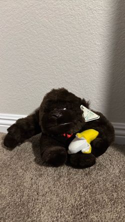 Rare vintage JS toys, gorilla roller side eye, 9 inch