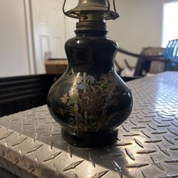 Asian Antique Oil Lamp 