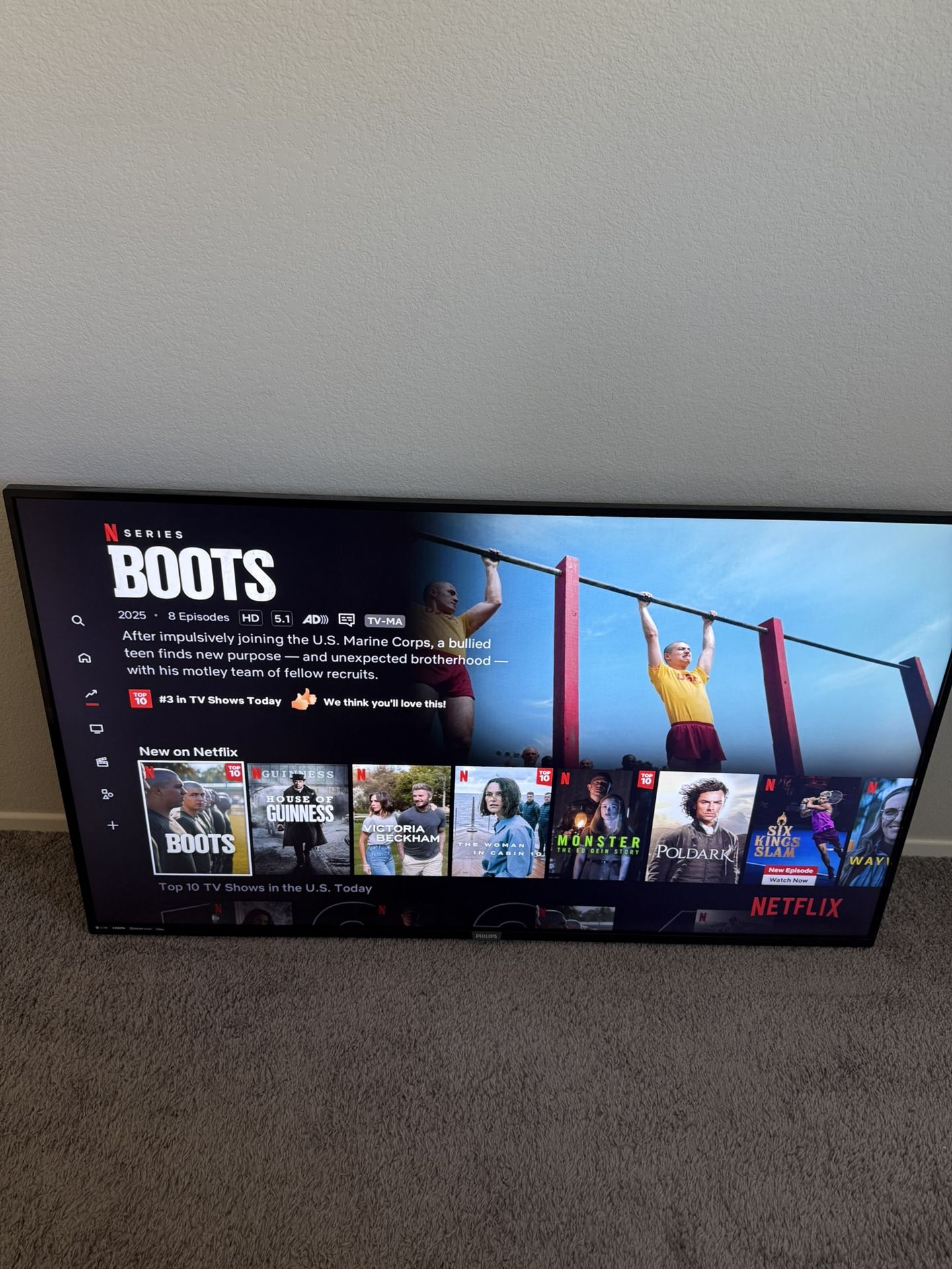 Philips 55” 4k UHD Smart TV