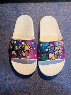 Crocs with Rugrats charms