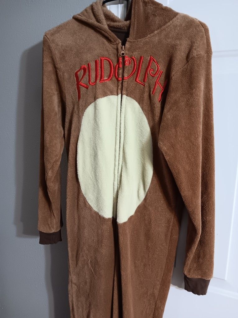 Pajama Onesie Adult Medium Size. Like New.
