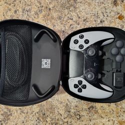 PS5 Pro Controller With Case And Accessories 