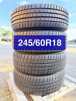 ⚠️‼️ SALE 245/60R18 MICHELIN SET SEMI NUEVAS $300 CASH ⚠️‼️