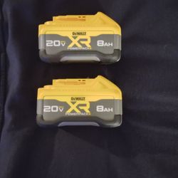 DeWalt 8amp Power Stack Batteries Powerful And Long Lasting $135 Each