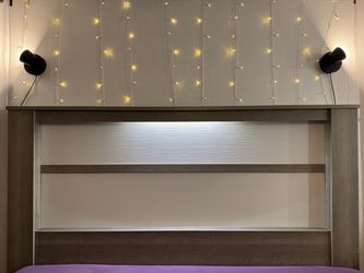 King-size Headboard with LED light strip
