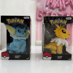 Pokémon plushies 