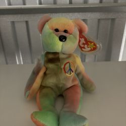 Ty Beanie Babies: Peace (Brownish Belly)