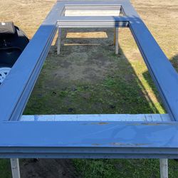 4’x10’ Pair Of Hollow Metal 2 Light Doors.
