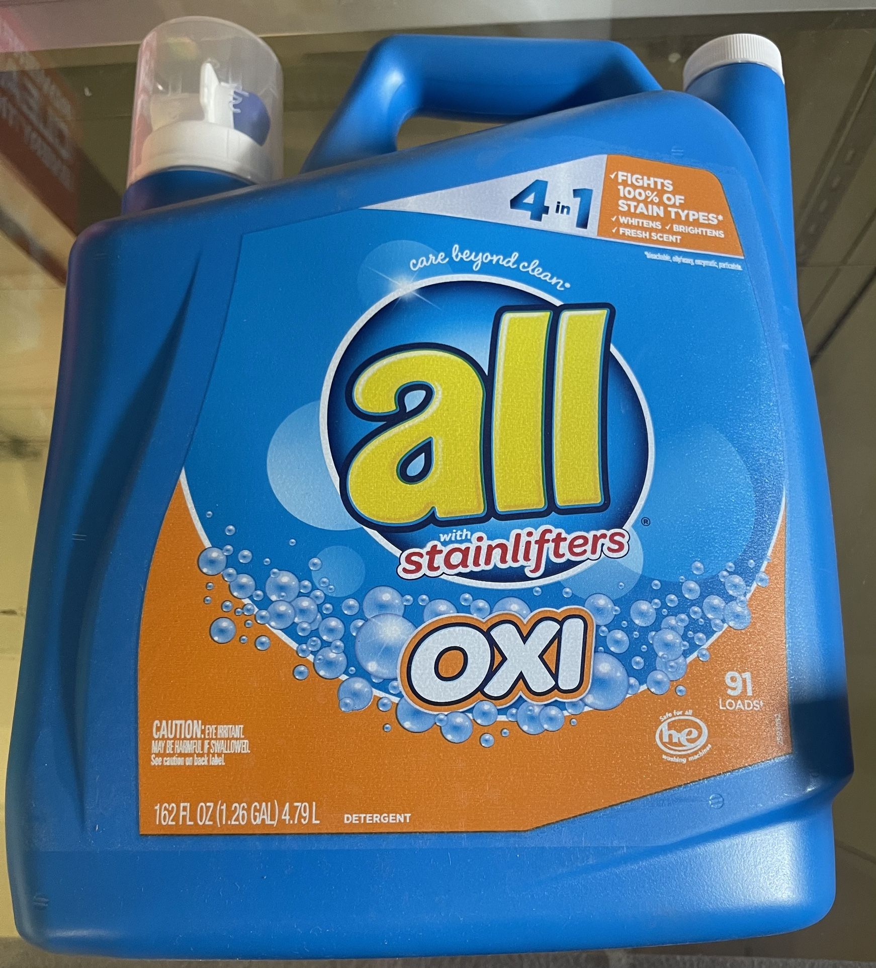 all® with Stainlifters Oxi Liquid Laundry Detergent