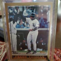 Frank Thomas 1(contact info removed) Topps Baseball Cards 