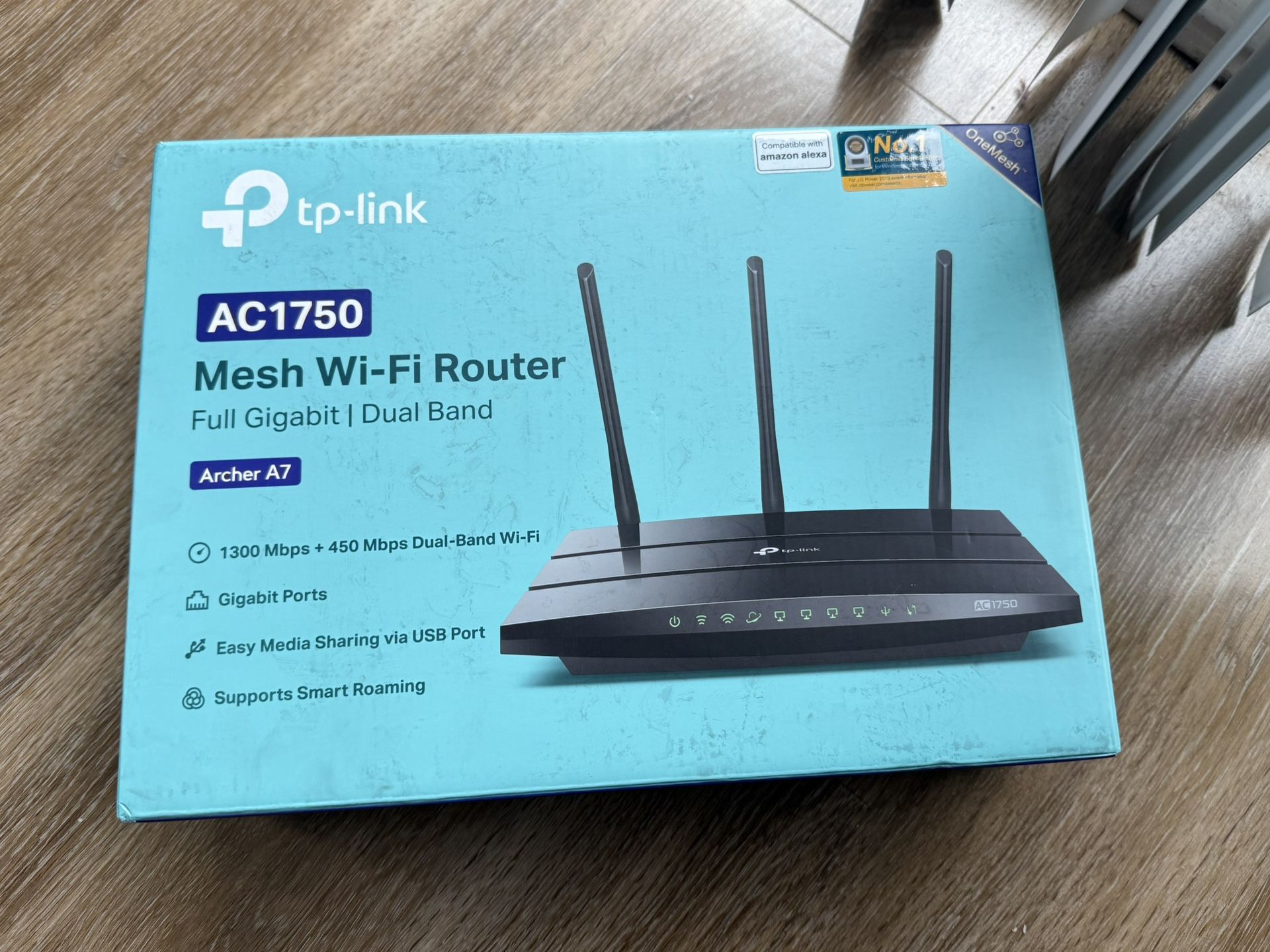 TP-Link AC1750 Mesh Wi-Fi Router (Archer A7) – Dual Band, Gigabit