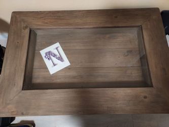 Coffee Table Shadow Box With Drawer