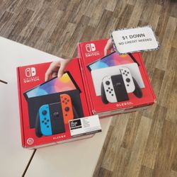 New Nintendo Switch Oled Gaming Console - 90 DAY WARRANTY - $1 DOWN - NO CREDIT NEEDED 