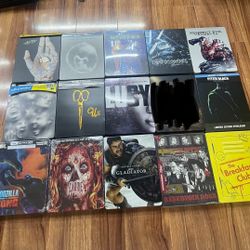 STEELBOOK BLU RAY AND Some 4K Movies 
