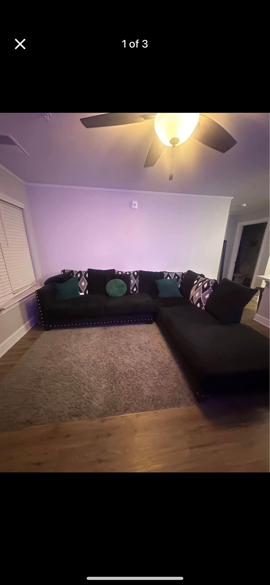 Black Sectional