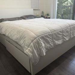 Queen Bed Frame, NO MATTRESS INCLUDED