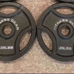Brand New! Olympic Weight Plates (pair of 35s)