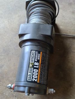  2000 Lb Badland Winch