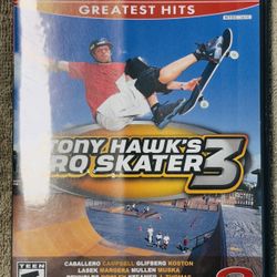 TONY HAWK'S PRO SKATER 3 ~ PLAYSTATION 2 (PS2) With Manual Tested