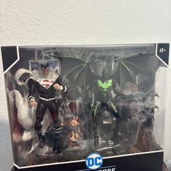 DC Multiverse Batman beyond Vs. Justice Lord Superman 7In Action Figure 2Pk New