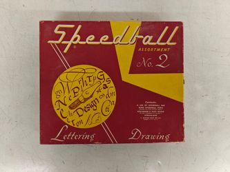 Speedball No.2 Assortment Pen Drawing Lettering Art