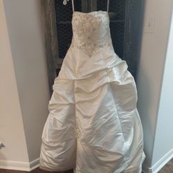 Alfred Angelo Strapless, Princess Cut Wedding Dress