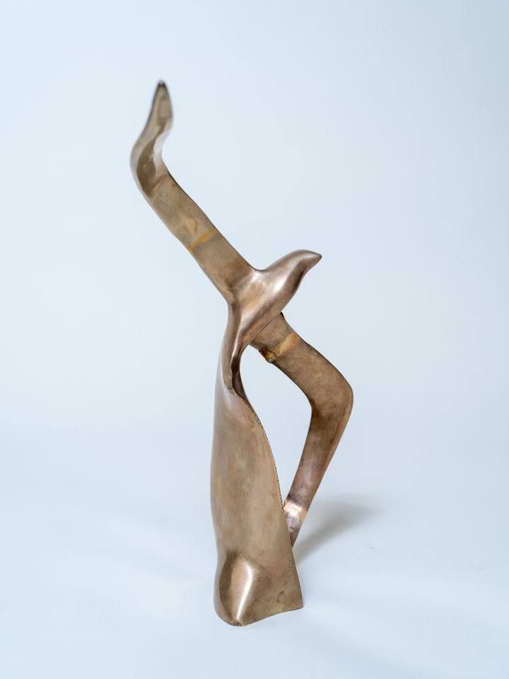 Mid Century Solid Brass Seagull