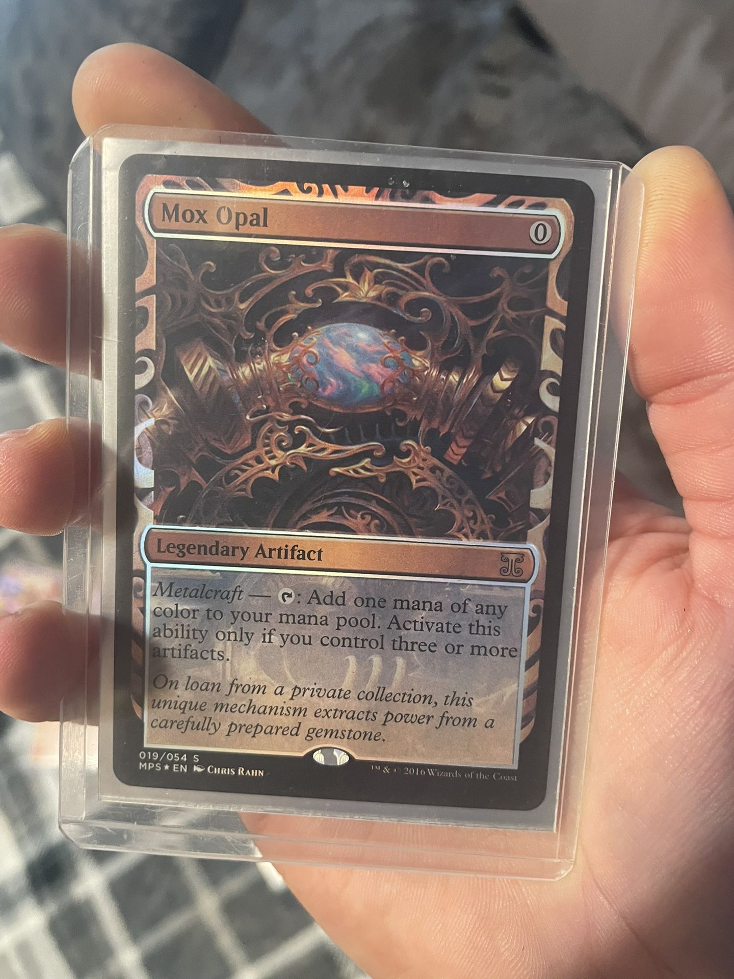 Mtg Mox Opal Holo Card