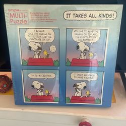 NOS Snoopy multi-puzzle 