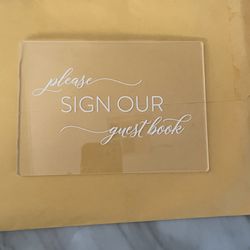Wedding Guest Book Sign