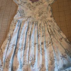 Girls frozen Elsa dress size 7