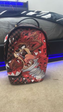 Tasmanian devil sprayground backpack with tag