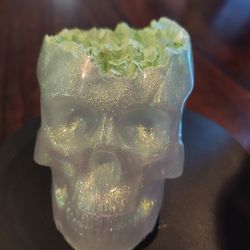 Epoxy Geode Skull