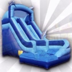 Inflatable waterslide