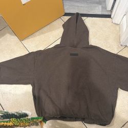 Fear of God Essentials Brown Hoodie