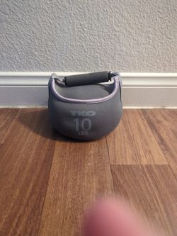 Grey TKO 10lb Soft Kettlebell