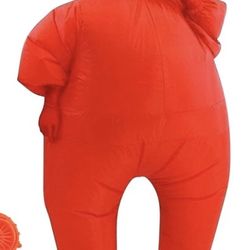 Halloween Red Inflatable Adult Halloween costume 