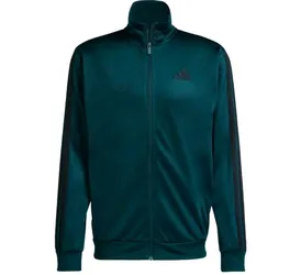 Adidas Dark Green (Dayready), Black Stripes Track Jacket for Men, S