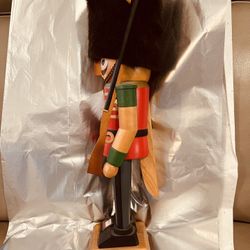 Steinbach Erzgebirge Nutcracker, 15 Inches Tall, Red And Green