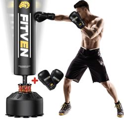 Punching Bag And Gloves