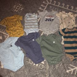 Boy Onesies three months