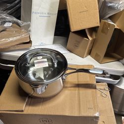 Olla De 3 Qt Tri Ply Princess House Nueva En Caja Precio  Final 90