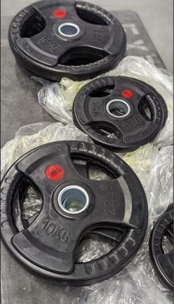 New Olympic Rubber Plates Weights  Add Olympic Bar Olympic Barbell
